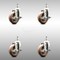 Service Caster 4 Inch 316SS High Temp Glass Filled Nylon 12mm Stem Caster Set Brake SCC SCC-SS316TS20S414-GFNSHT-TLB-M1215-4 - alternate 1